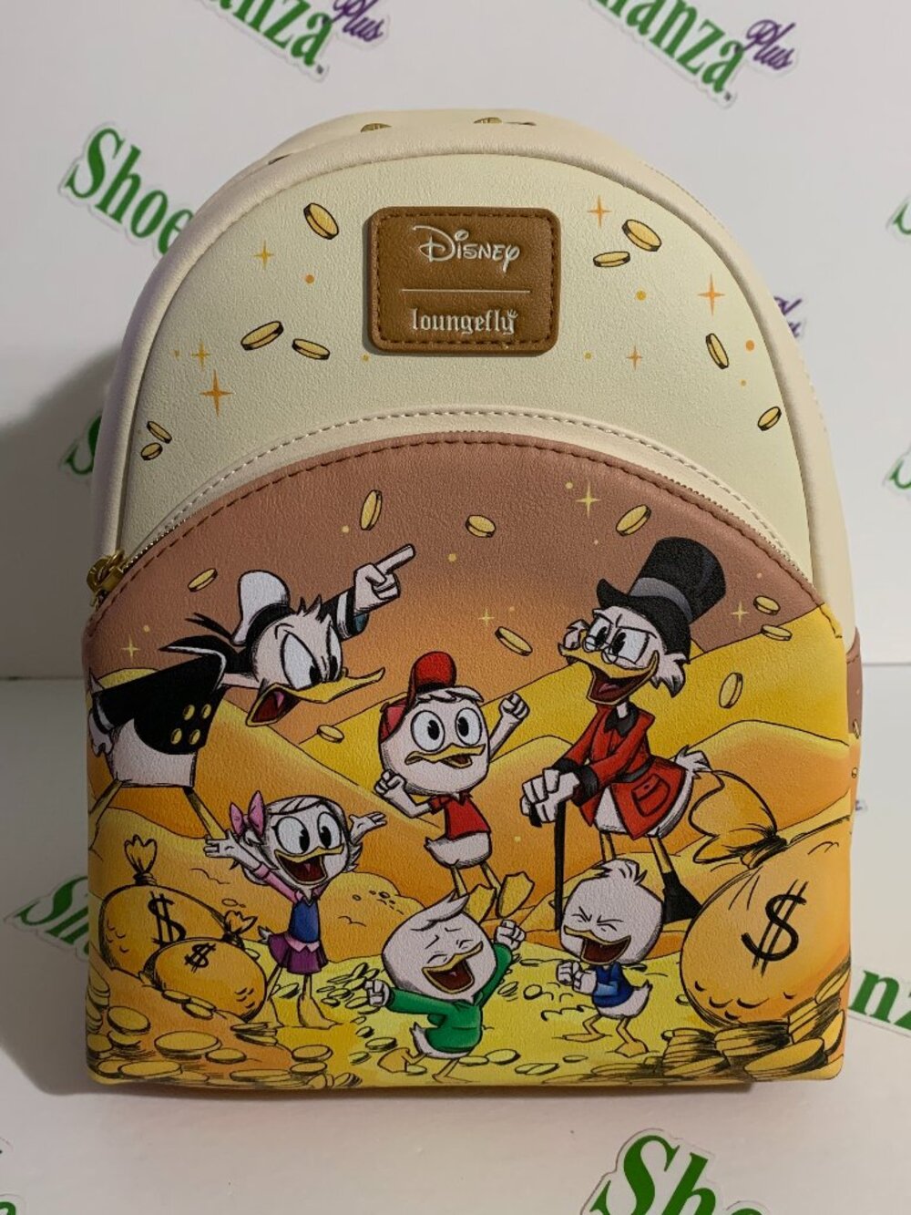 Loungefly Mini Backpack DuckTales Money Vault Scrooge Huey Dewey Louie Bag